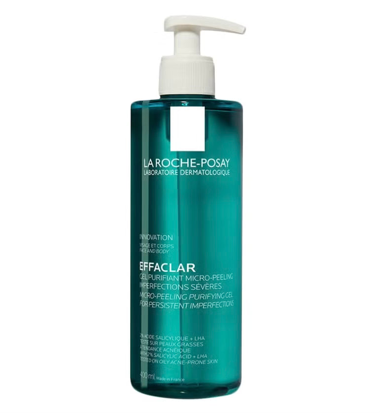 La Roche-Posay Effaclar Micro-Peeling Cleansing Gel With Salicylic Acid For Oily Skin 400ml